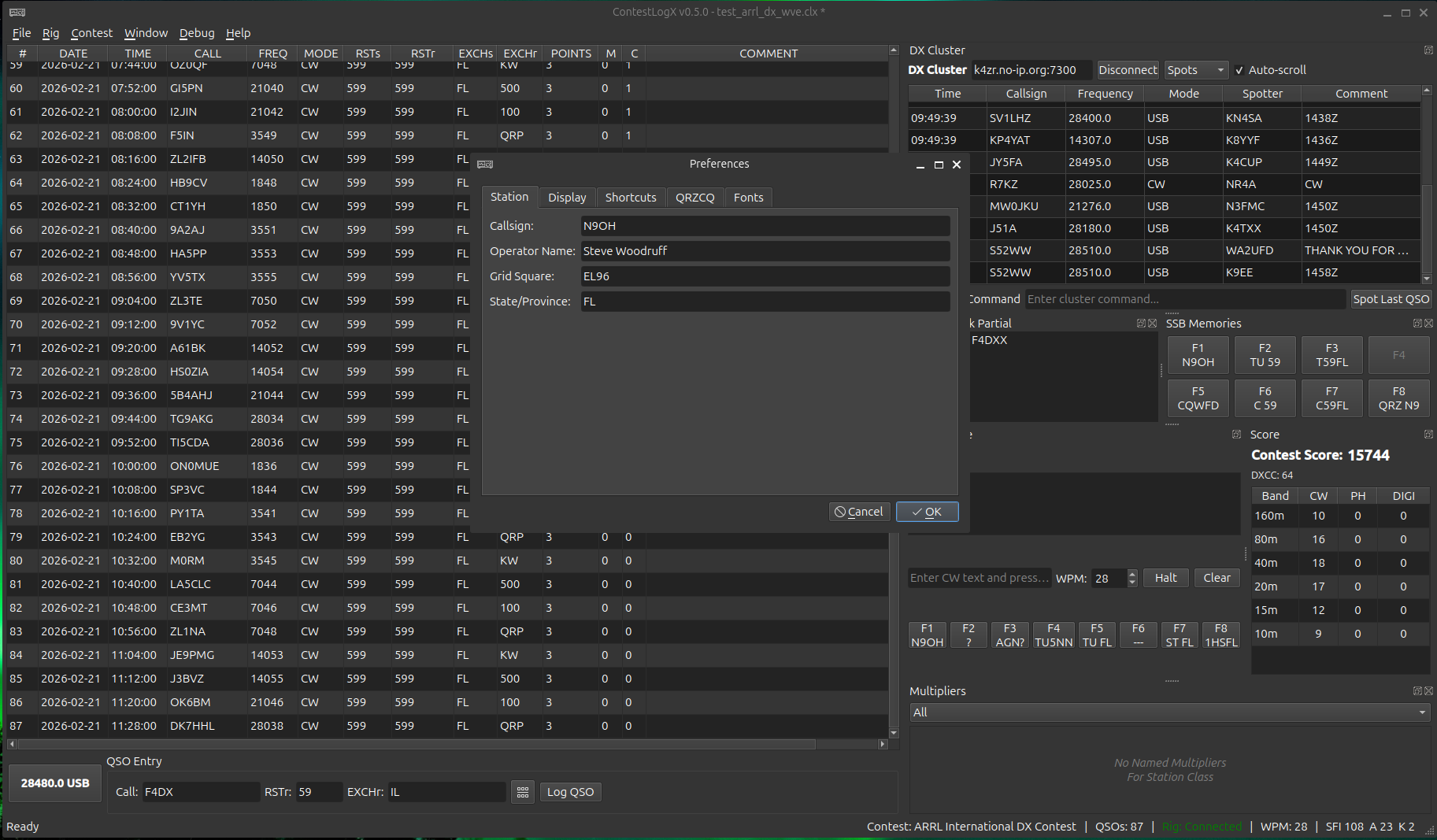 ContestLogX screenshot 3