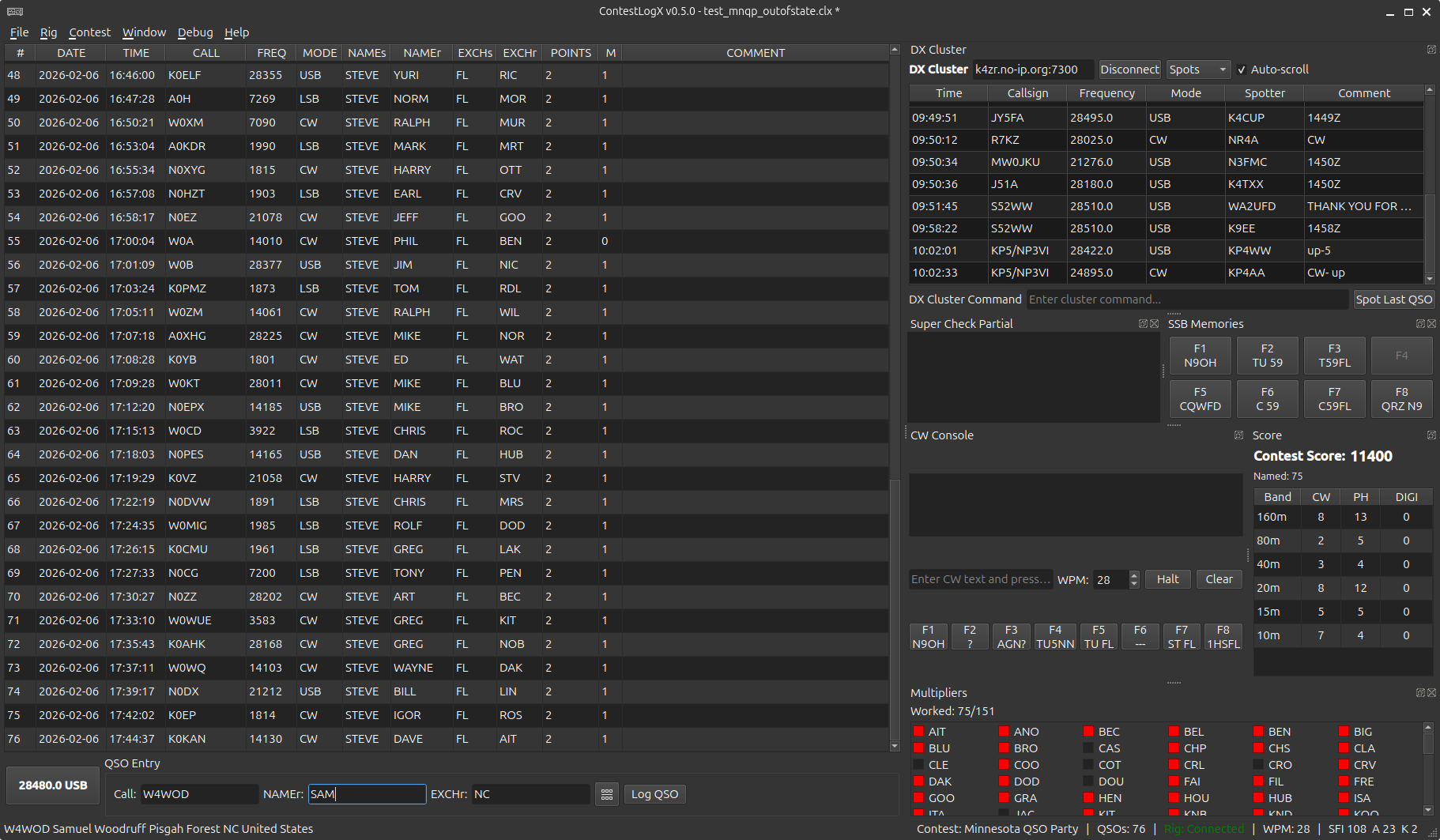 ContestLogX screenshot 4